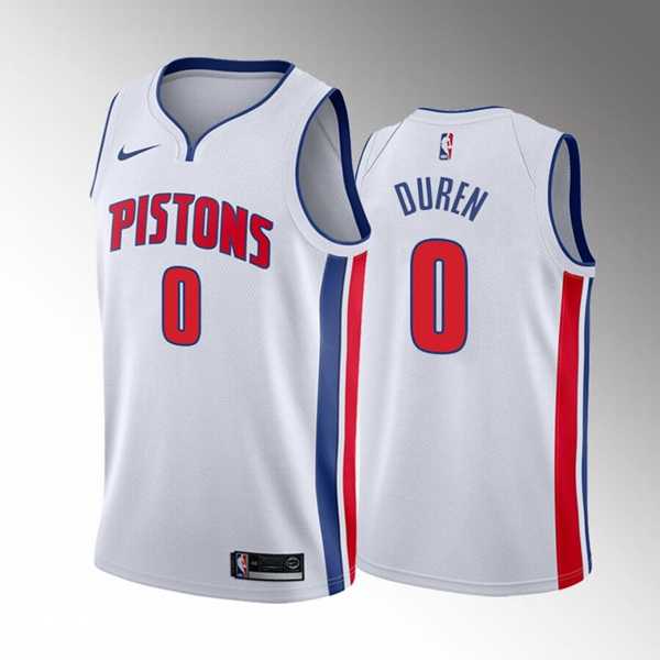 Detroit Pistons #0 Jalen Duren 2022 Draft White Basketball Stitched Jersey Dzhi,We sell and wholesale Detroit Pistons #0 Jalen Duren 2022 Draft White Basketball Stitched Jersey Dzhi on line form chian!